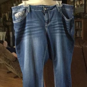 Ladies caprie jeans size 18 w